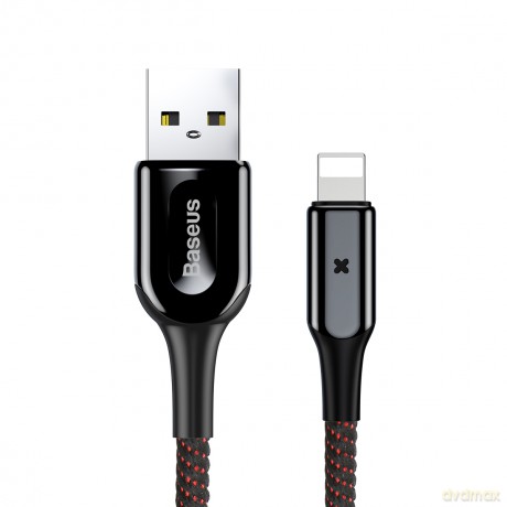 Baseus kabel X-type (8-pin | 0,5 m) czarny 2,4A