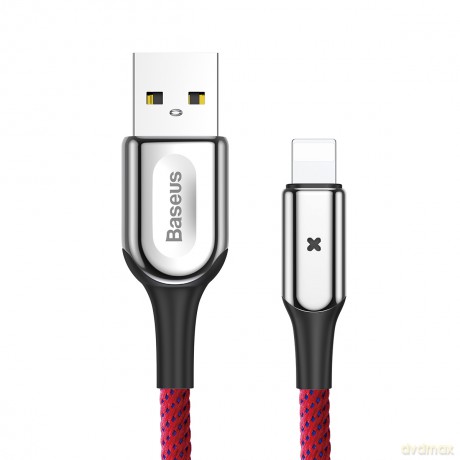 Baseus kabel X-type (8-pin | 0,5 m) czerwony 2,4A