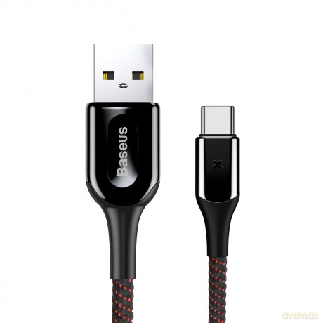 Baseus kabel X-type (typ-C | 1 m) czarny 3A