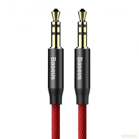 Baseus kabel Yiven audio M30 1,5 m czerwono-czarny