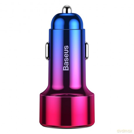 Baseus ładowarka samochodowa Magic PPS QC 3.0+ USB + PD czerwona 45W
