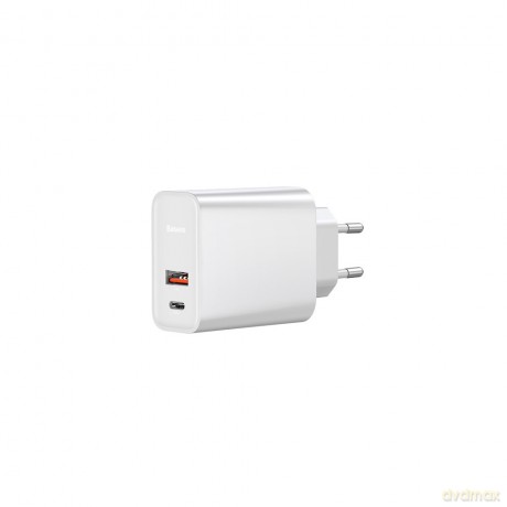 Baseus ładowarka sieciowa PPS QC USB + PD 30W biała