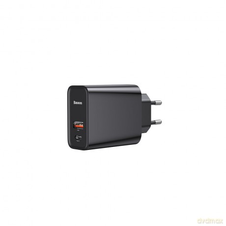 Baseus ładowarka sieciowa PPS QC USB + PD 30W czarna