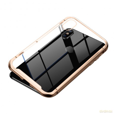 Baseus nakładka Magnetite do iPhone X/ iPhone XS złota