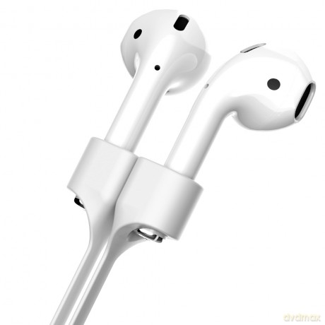 Baseus uchwyt na szyję do słuchawek airpods jasno-szary