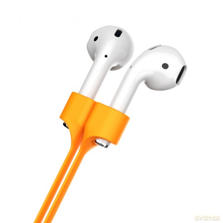 Baseus uchwyt na szyję do słuchawek airpods pomarańczowy