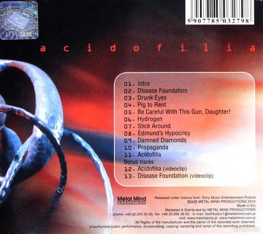 Acid Drinkers: Acidofilia (Reedycja + Bonus) (digipack) [CD]