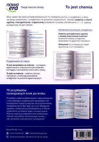 Chemia LO 1 To jest chemia Zbiór zadań zakres rozszerzony - Stanisław Banaszkiewicz, Karol Dudek-Różycki, Kinga Gnerowicz-Siudak, Magdalena Kołodziejska, Elżbieta Megiel, Michał Płotek, Grażyna Świderska, Tomasz Wichur [KSIĄŻKA]
