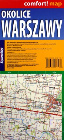 Comfort!map Okolice Warszawy 1:75 000 mapa