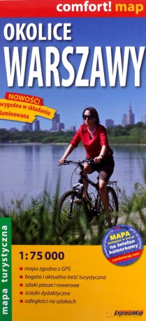 Comfort!map Okolice Warszawy 1:75 000 mapa