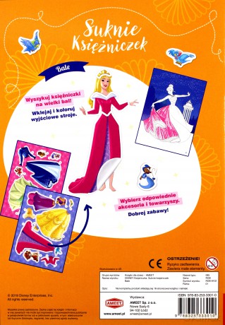 Disney Księżniczka. Suknie księżniczek. Bale [KSIĄŻKA]