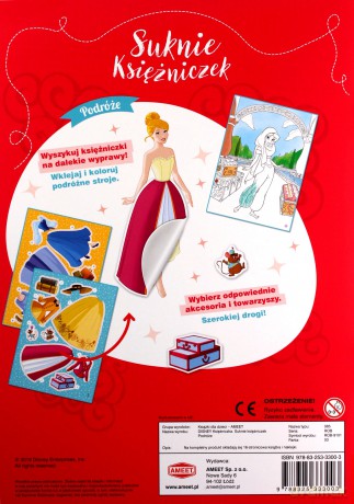 Disney Księżniczka. Suknie księżniczek. Podróże [KSIĄŻKA]