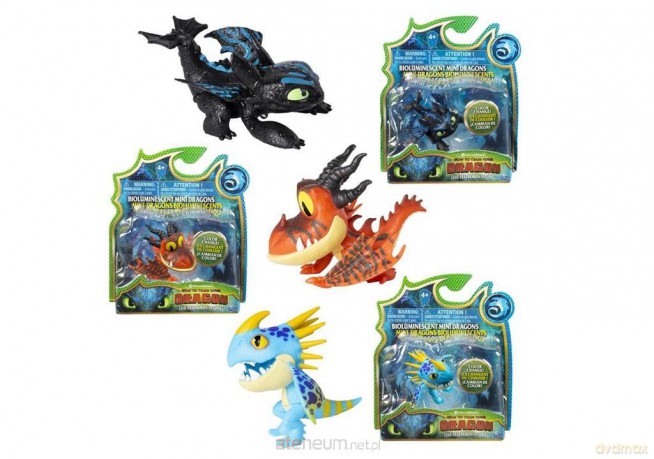 Dragons: Bioluminoscentny mini smok wzory [FIGURKA]