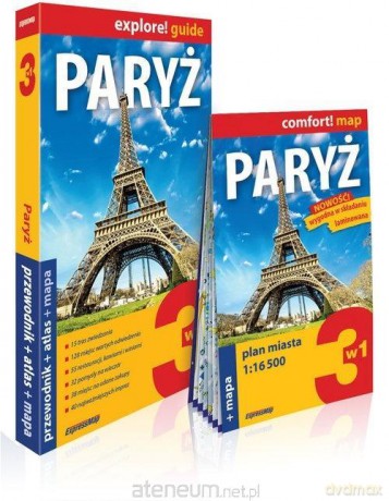 Explore! guide Paryż 3w1 [KSIĄŻKA]