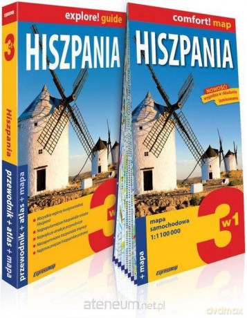 Explore!guide Hiszpania 3w1 przewodnik+atlas+mapa [KSIĄŻKA]