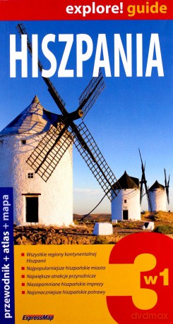 Explore!guide Hiszpania 3w1 przewodnik+atlas+mapa [KSIĄŻKA]
