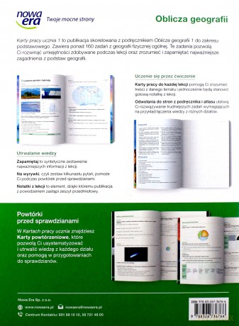 Geografia LO 1 Oblicza geografii Karty pracy zakres podstawowy - Katarzyna Maciążek [KSIĄŻKA]