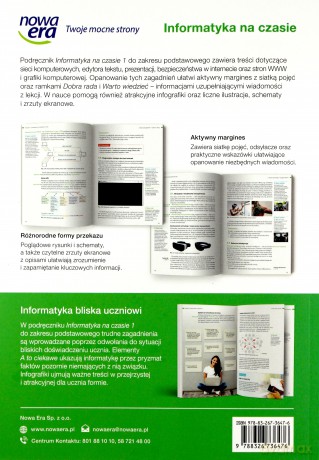 Informatyka LO Na czasie Podręcznik zakres podstawowy - Janusz Mazur, Paweł Perekietka, Zbigniew Talaga, Janusz S. Wierzbicki [KSIĄŻKA]