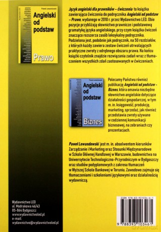 Język angielski dla prawników. Ćwiczenia - Paweł Lewandowski [KSIĄŻKA]