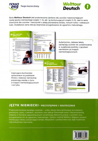 Język niemiecki 1 Welttour Deutsch Podręcznik - Sylwia Mróz-Dwornikowska [KSIĄŻKA]