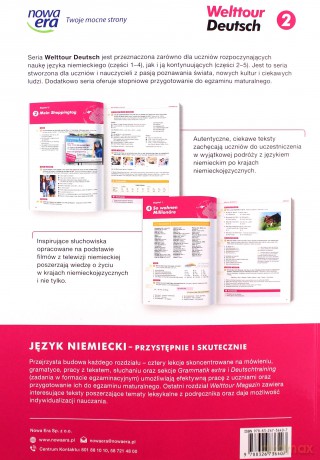 Język niemiecki 2 Welttour Deutsch Podręcznik - Sylwia Mróz-Dwornikowska [KSIĄŻKA]