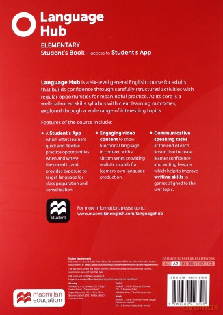 Language Hub Elementary A2 podręcznik + kod Studen's App - Peter Maggs, Catherine Smith [KSIĄŻKA]