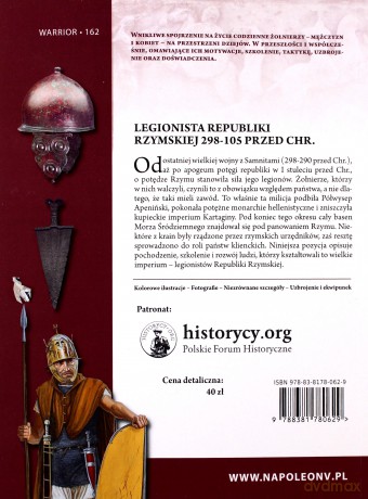 Legionista republiki Rzymskiej 298-105 przed Chrystusem - Nic Fields [KSIĄŻKA]