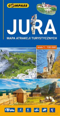 Mapa atrakcji turystycznych - Jura 1:100 000