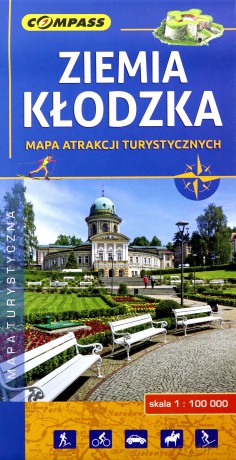 Mapa atrakcji turystycznych - Ziemia Kłodzka 1:100 000