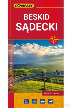 Mapa turystyczna - Beskid Sądecki 1:50 000