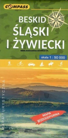 Mapa turystyczna - Beskid Śląski i Żywiecki 1:50 000