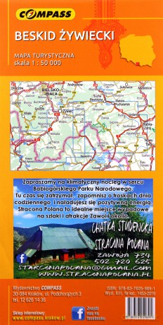 Mapa turystyczna - Beskid Żywiecki 1:50 000
