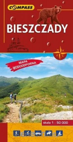 Mapa turystyczna - Bieszczady 1:50 000