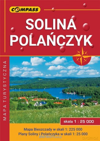 Mapa turystyczna - Bieszczady/Solina Polańczy