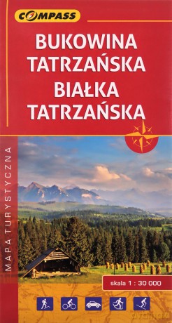 Mapa turystyczna - Bukowina/Białka Tatrzańska