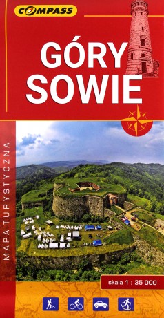 Mapa turystyczna - Góry Sowie 1:35 000