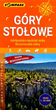 Mapa turystyczna - Góry Stolowe 1:35 000