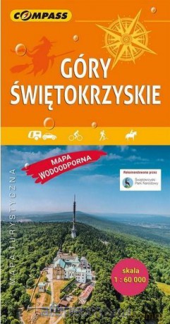 Mapa turystyczna - Góry Świetokrzyskie 1:60 000