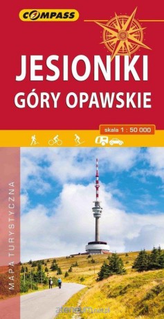 Mapa turystyczna - Jesioniki, Góry Opawskie
