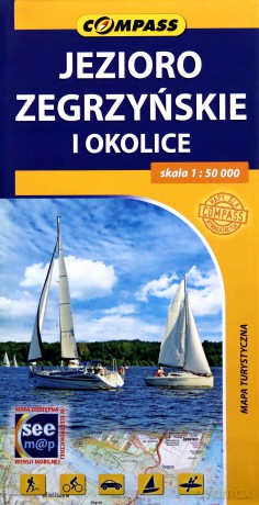 Mapa turystyczna - Jezioro Zegrzyńskie i okolice