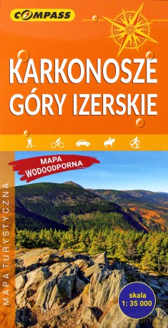 Mapa turystyczna - Karkonosze, Góry Izerskie 1:35 000