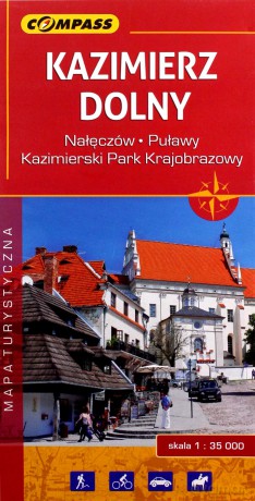 Mapa turystyczna - Kazimierz Dolny 1:35 000