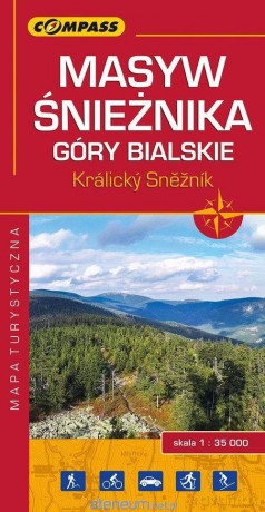Mapa turystyczna - Masyw Śnieżnika, Góry Bialskie