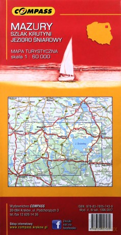 Mapa turystyczna - Mazury 1:60 000