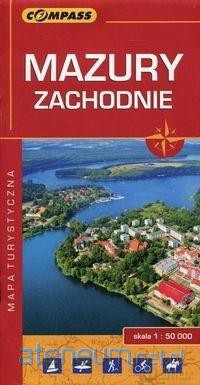 Mapa turystyczna - Mazury zachodnie 1:50 000