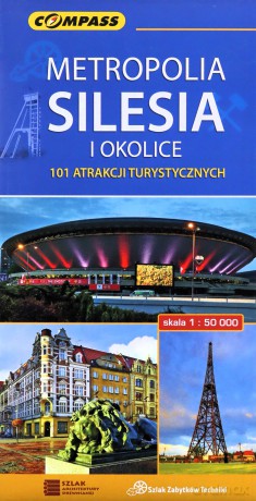 Mapa turystyczna - Metropolia Silesia i okolice