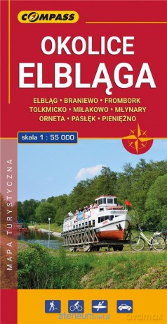 Mapa turystyczna - Okolice Elbląga 1:55 000