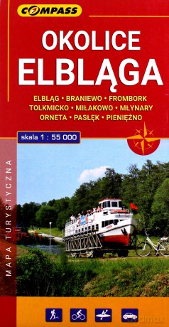 Mapa turystyczna - Okolice Elbląga 1:55 000