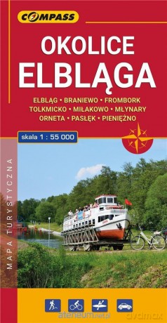 Mapa turystyczna - Okolice Elbląga 1:55 000
