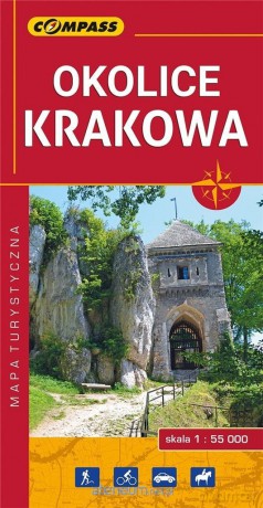 Mapa turystyczna - Okolice Krakowa 1:55 000